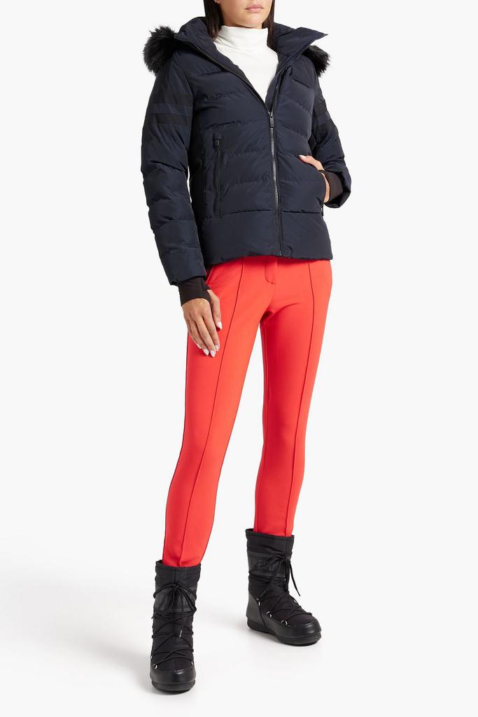 Castellane faux fur-trimmed quilted hooded ski jacket商品第4张图片规格展示