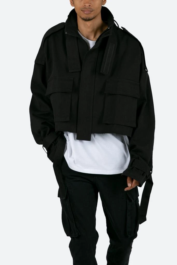 商品MNML|Cropped M65 Jacket - Black,价格¥362,第2张图片详细描述