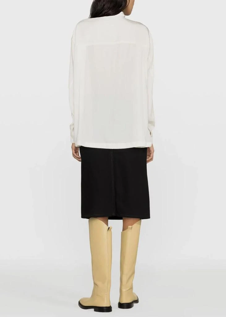 商品Lemaire|LEMAIRE White Pockets Scarf Blouse,价格¥6545,第3张图片详细描述