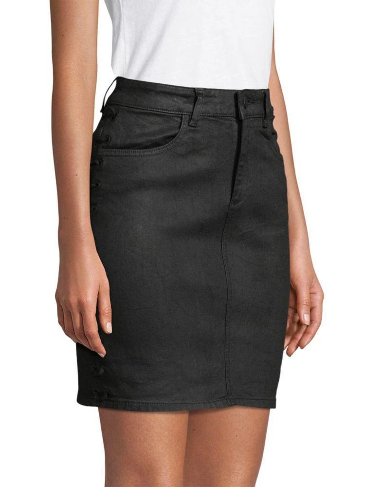 商品DL1961|High-Rise Denim Skirt,价格¥356,第3张图片详细描述