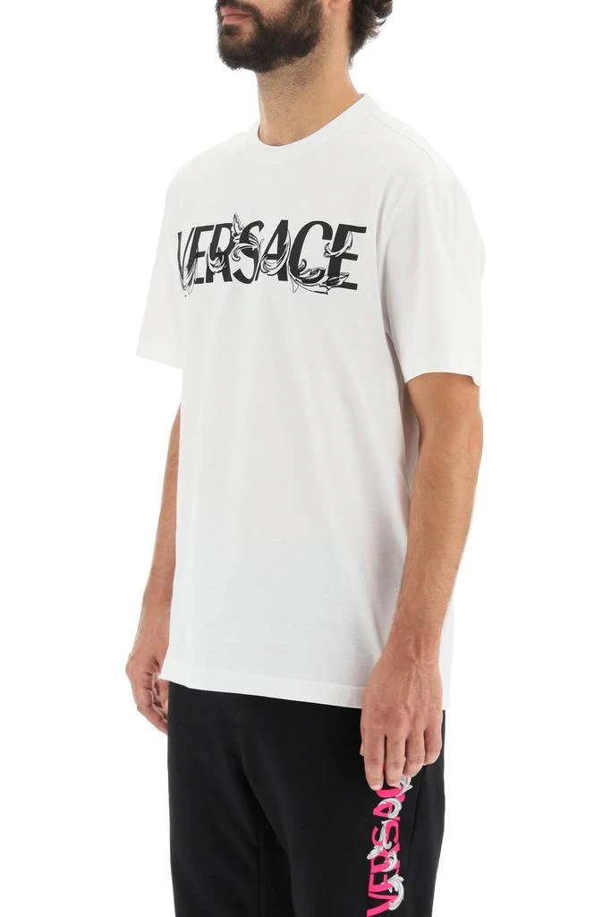 商品Versace|Versace Cotton Logo T Shirt,价格¥2126,第4张图片详细描述