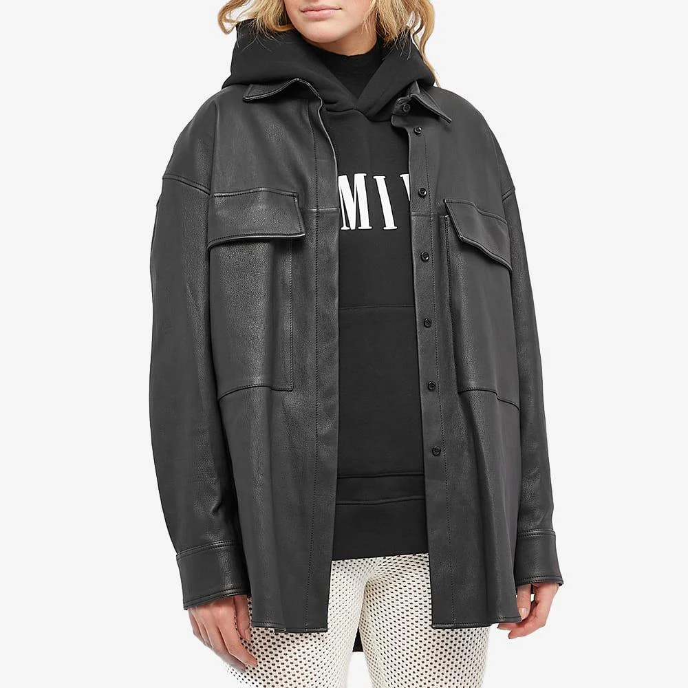 商品AMIRI|AMIRI Workwear Leather Shirt,价格¥5298,第3张图片详细描述