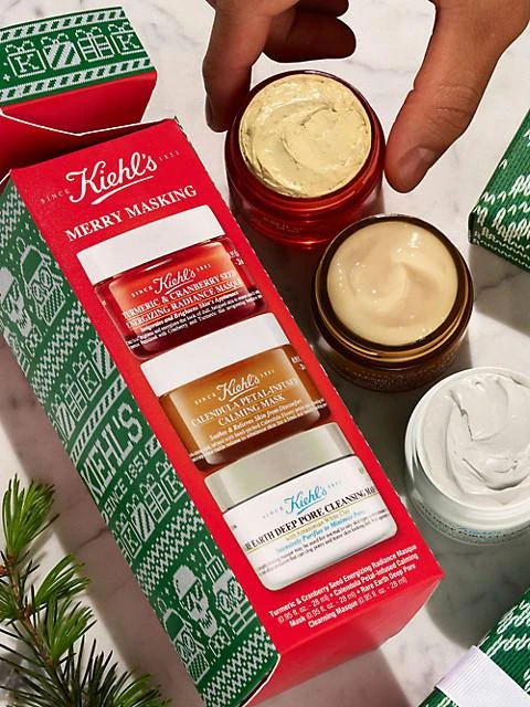 商品Kiehl's|Merry Masking 3-Piece Facial Mask Set,价格¥228,第4张图片详细描述