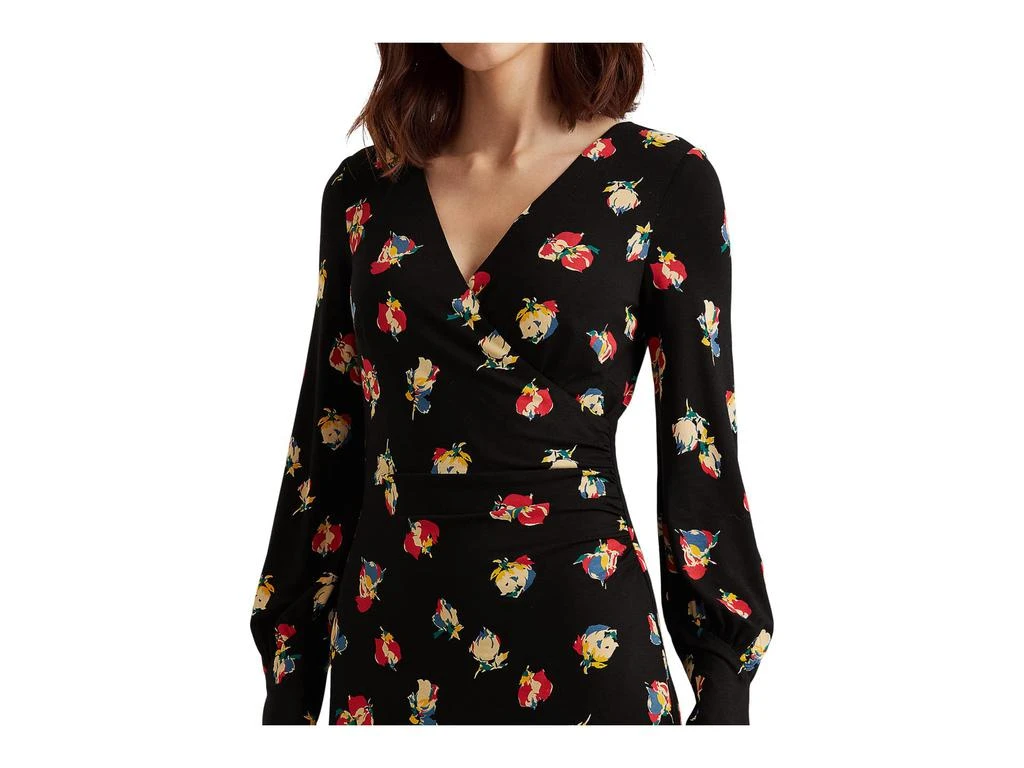 商品Ralph Lauren|Floral Surplice Jersey Dress,价格¥316,第4张图片详细描述