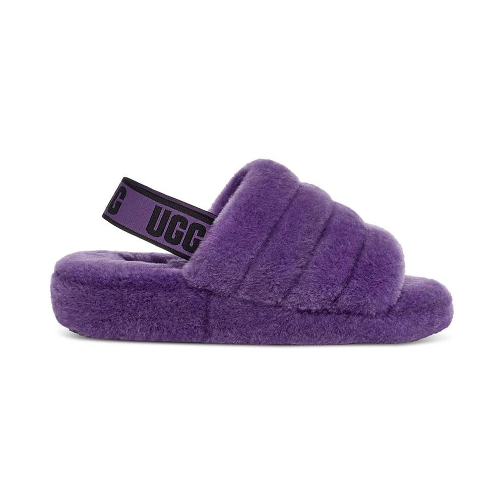 商品UGG|Women's Fluff Yeah Slide Slippers,价格¥525,第2张图片详细描述