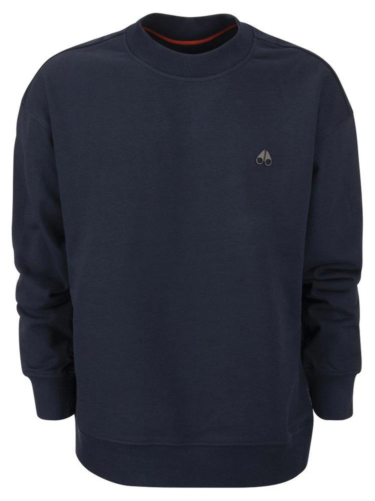 商品Moose Knuckles|Moose Knuckles Logo Detailed Crewneck Sweatshirt,价格¥1316,第1张图片