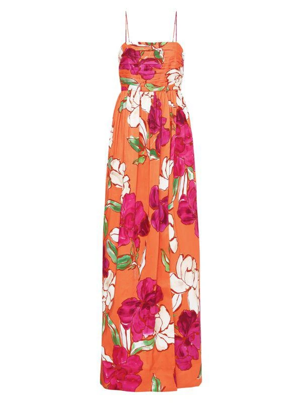 商品Aje|Sculptura Monument Tulip Linen Blend Maxi Dress,价格¥1874,第4张图片详细描述