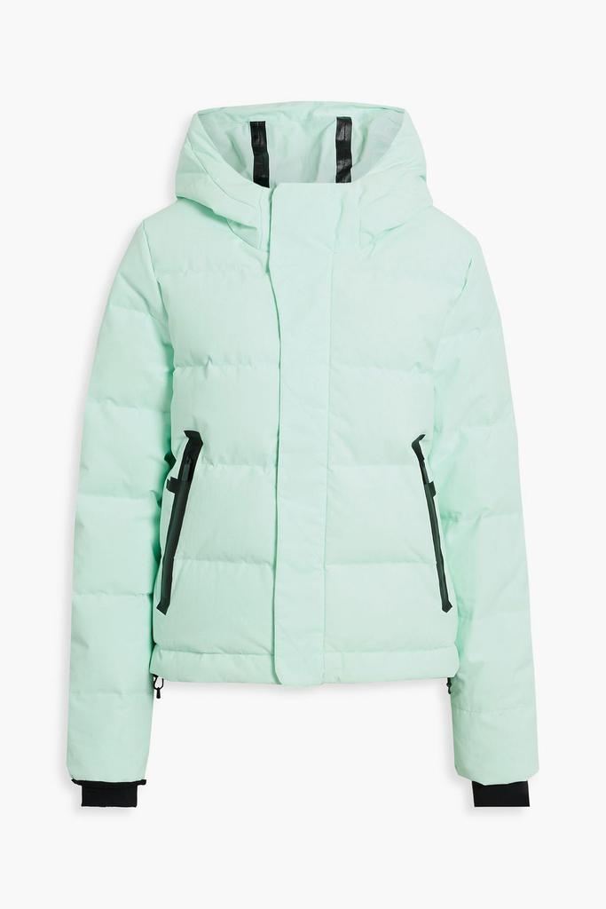 Quilted hooded down ski jacket商品第1张图片规格展示