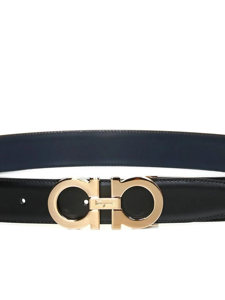 商品Salvatore Ferragamo|Ferragamo Gancini Logo Plaque Reversible Belt,价格¥2995,第3张图片详细描述