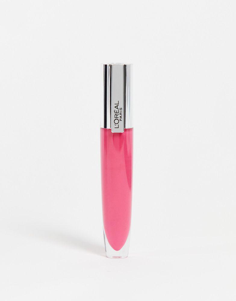 商品L'Oreal Paris|L'Oreal Paris Rouge Signature Plumping Sheer Lip Gloss - 408 Accentuate,价格¥88,第1张图片