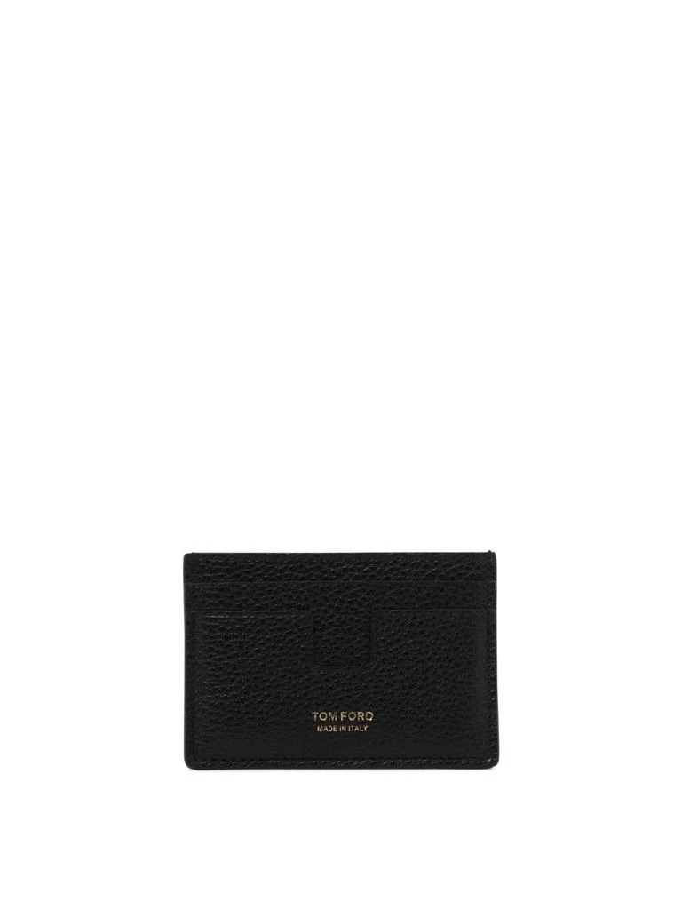 商品Tom Ford|T Line Wallets & Card Holders Black,价格¥1590,第1张图片