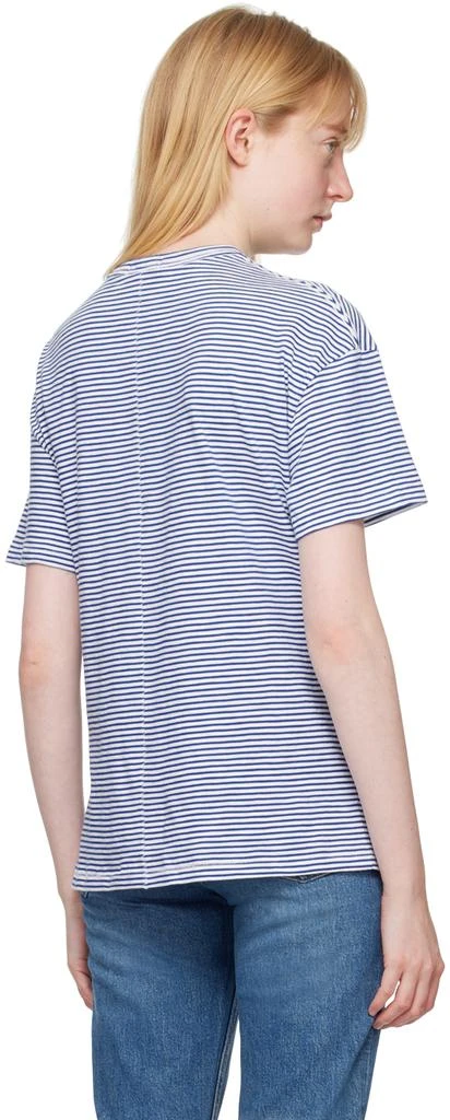 商品Rag & Bone|Blue & White Striped T-Shirt,价格¥394,第3张图片详细描述