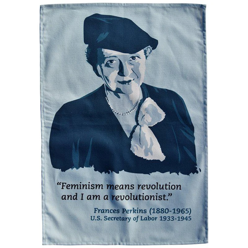 商品Radical Tea Towel|Frances Perkins Tea Towel,价格¥168,第1张图片