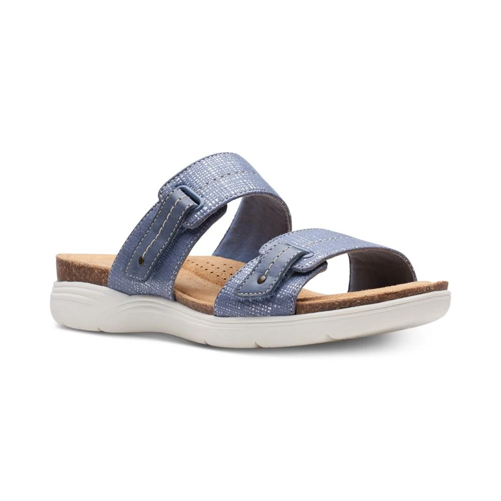 商品Clarks|Women's April Dusk Slip-On Slide Sandals,价格¥425,第1张图片