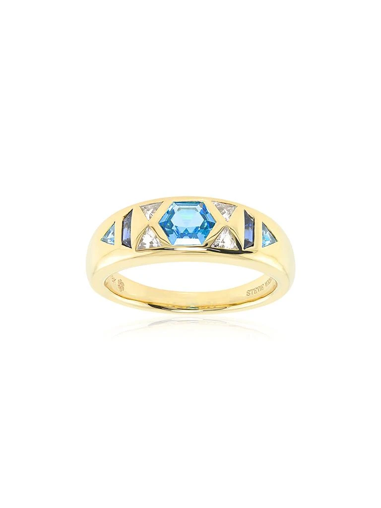 商品Stevie Wren|Blue Topaz Goddess Gypsy Ring,价格¥26865,第1张图片