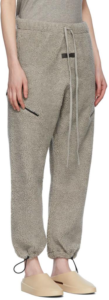 Gray Polyester Lounge Pants商品第2张图片规格展示