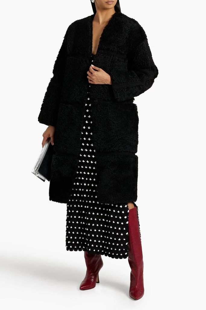 商品Zimmermann|Knit-trimmed shearling coat,价格¥6287,第2张图片详细描述