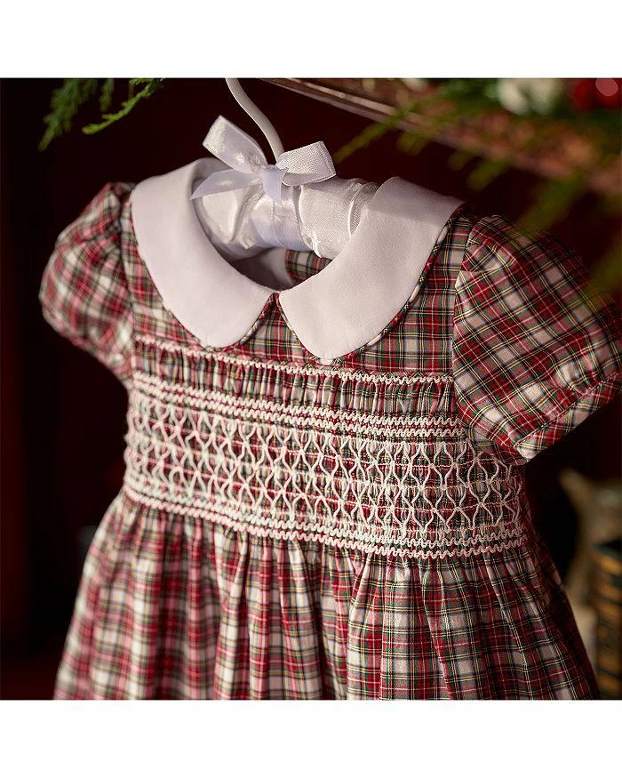 商品Ralph Lauren|Girls' Plaid Cotton Poplin Dress & Bloomers Set - Baby,价格¥216,第5张图片详细描述