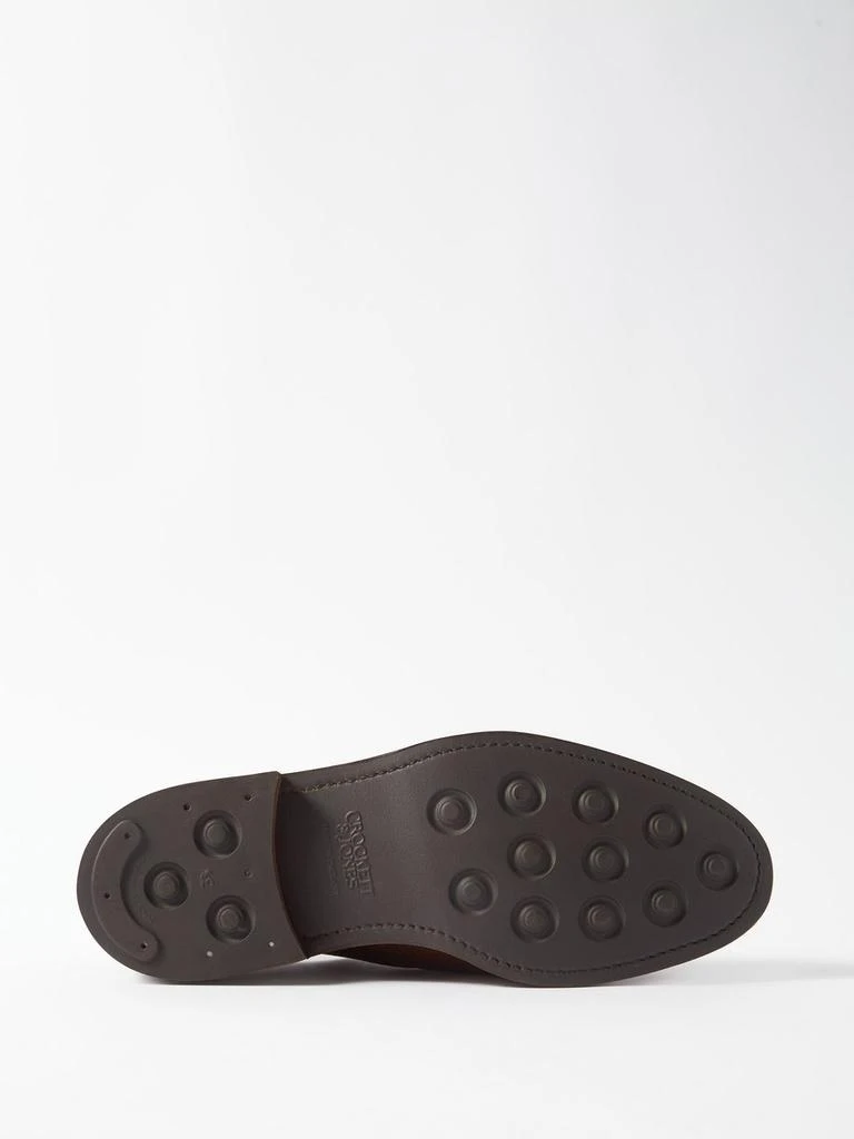 商品Crockett & Jones|Pembroke grained-leather brogues,价格¥3012,第4张图片详细描述