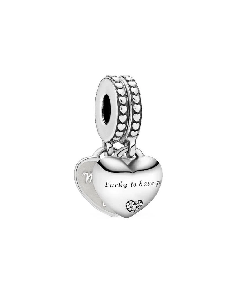 商品PANDORA|Pandora Moments Silver CZ Mother-in-Law Charm,价格¥252,第1张图片