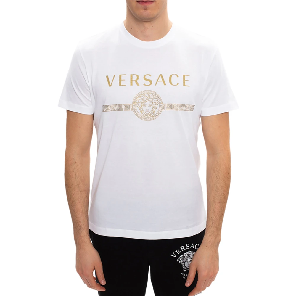 VERSACE 男士白色棉质T恤 A87573-A228806-A2088 商品