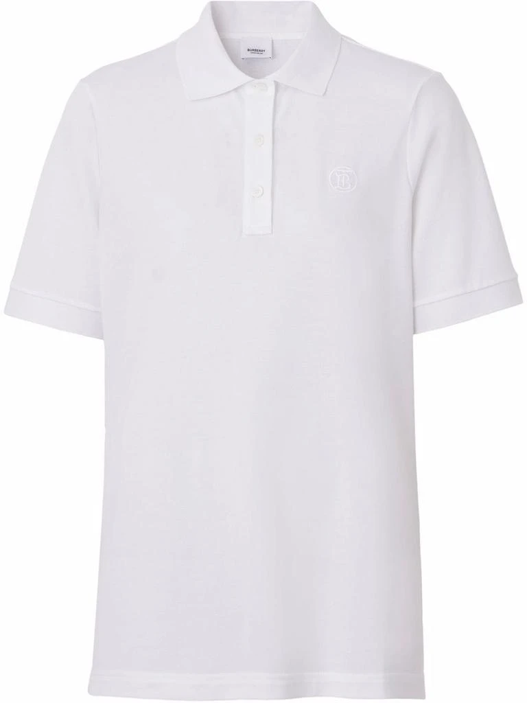 商品Burberry|BURBERRY - Logo Cotton Polo Shirt,价格¥3326,第1张图片