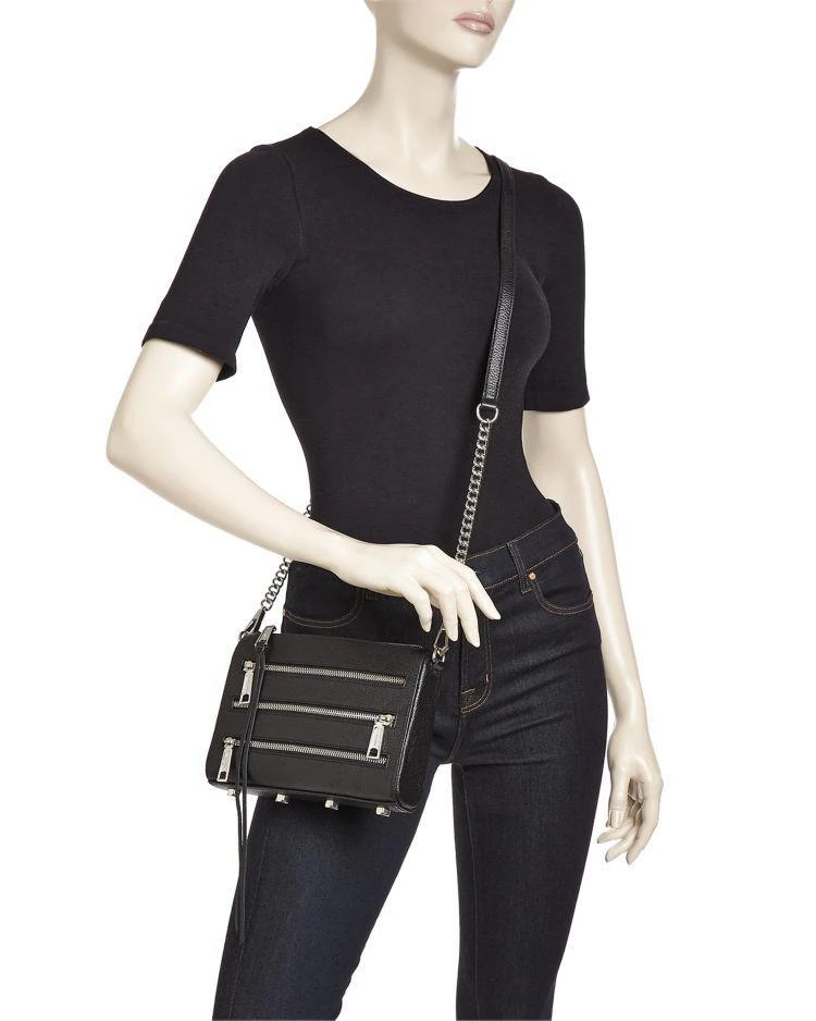 商品Rebecca Minkoff|Mini Five Zip Leather Crossbody ,价格¥1090,第2张图片详细描述