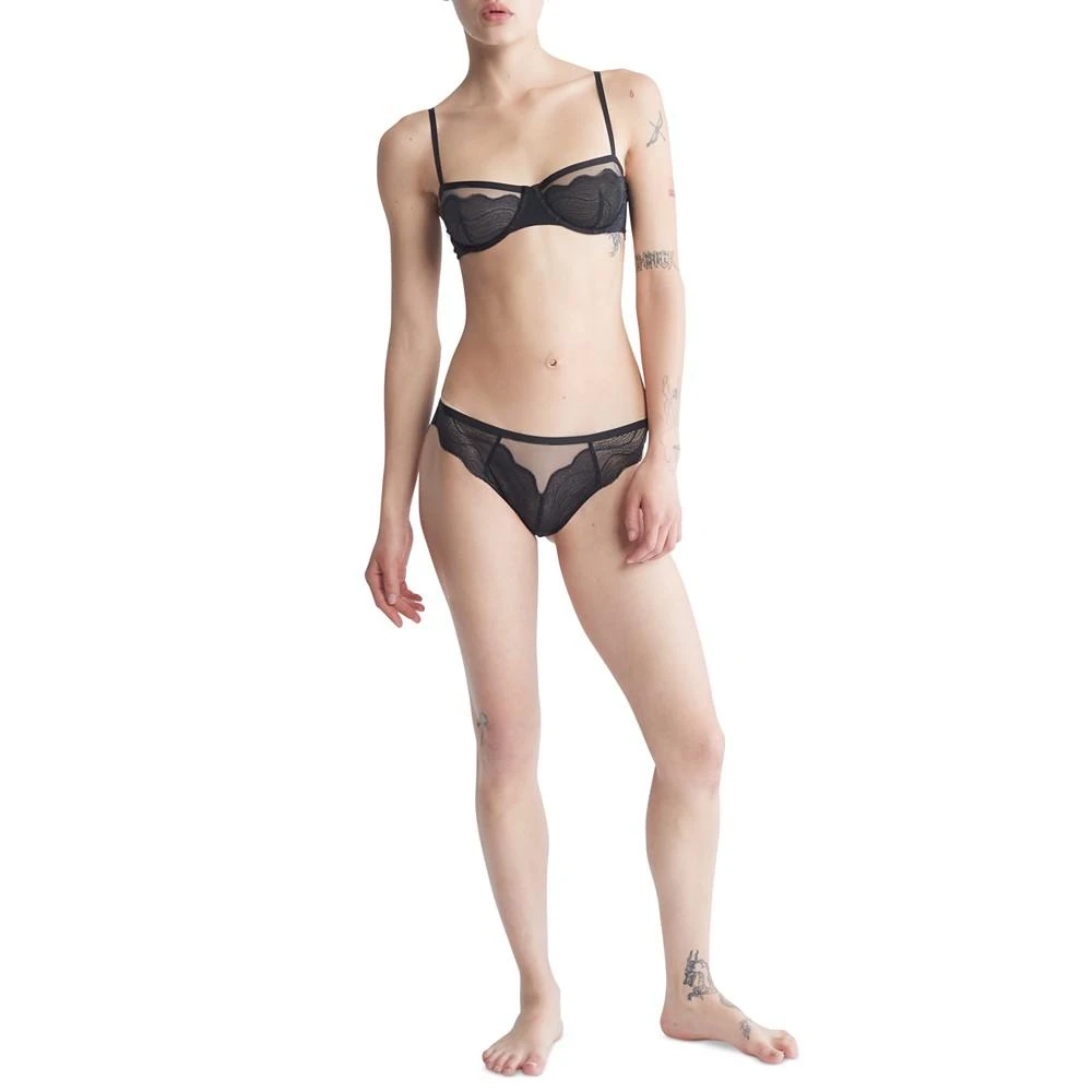 商品Calvin Klein|Women's Graphic Lace Bikini Underwear QF6950,价格¥144,第2张图片详细描述