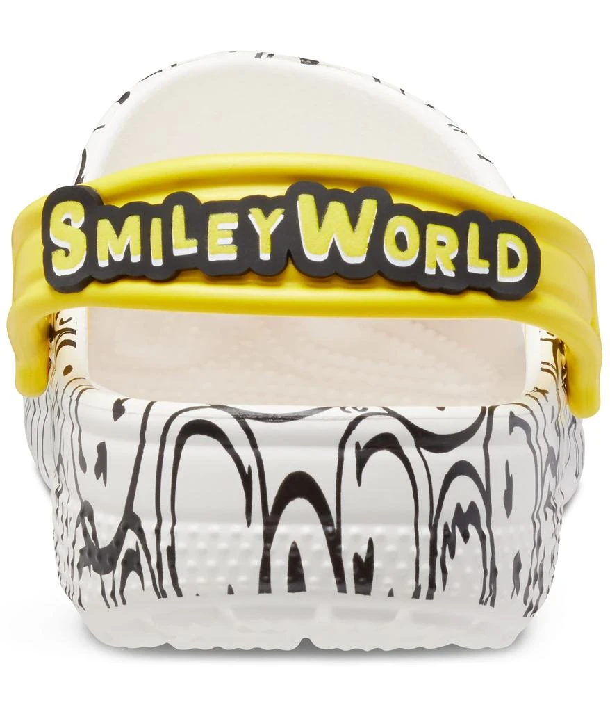 商品Crocs|Zappos Print Lab: SmileyWorld® Classic Clog (Little Kid/Big Kid),价格¥151,第5张图片详细描述