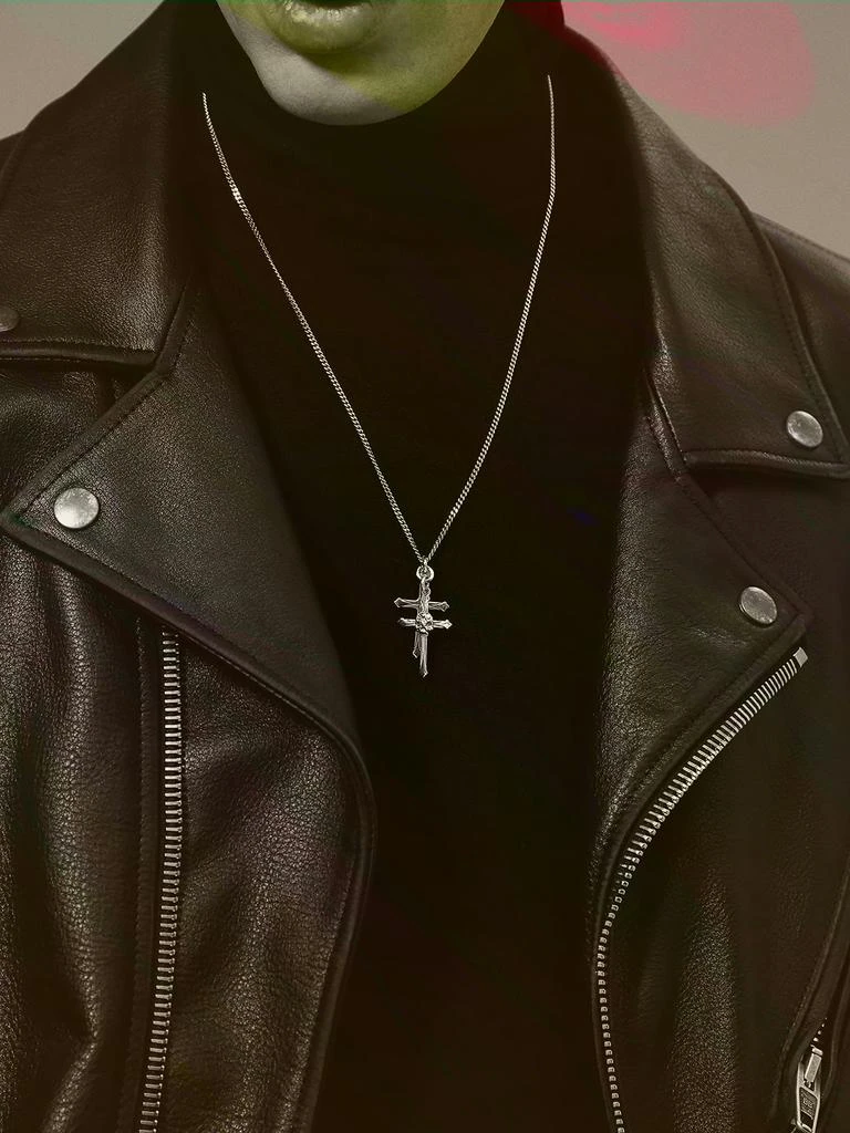 商品Emanuele Bicocchi|Double Cross & Skull Necklace,价格¥1646,第1张图片