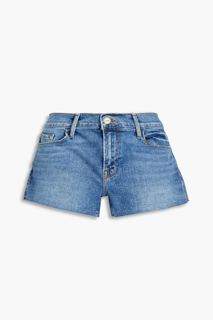 商品FRAME|Le Cut Off frayed denim shorts,价格¥817,第3张图片详细描述