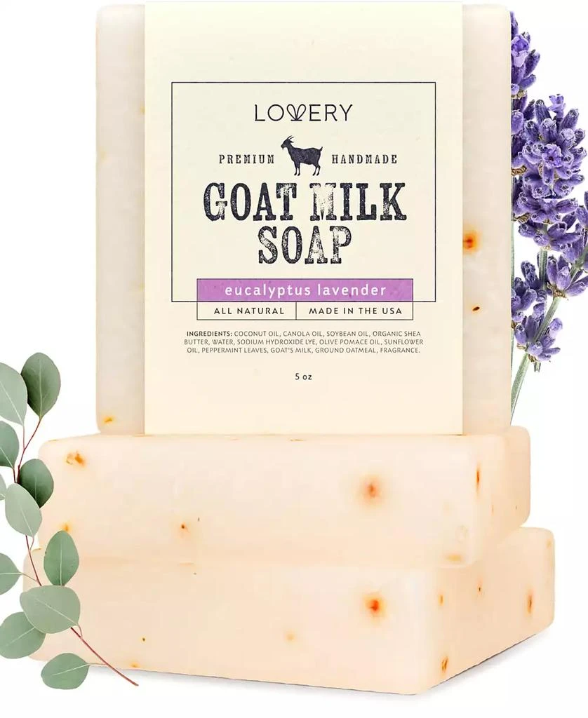 商品Lovery|3-Pc. Goat Milk Soap Bars Set,价格¥141,第1张图片