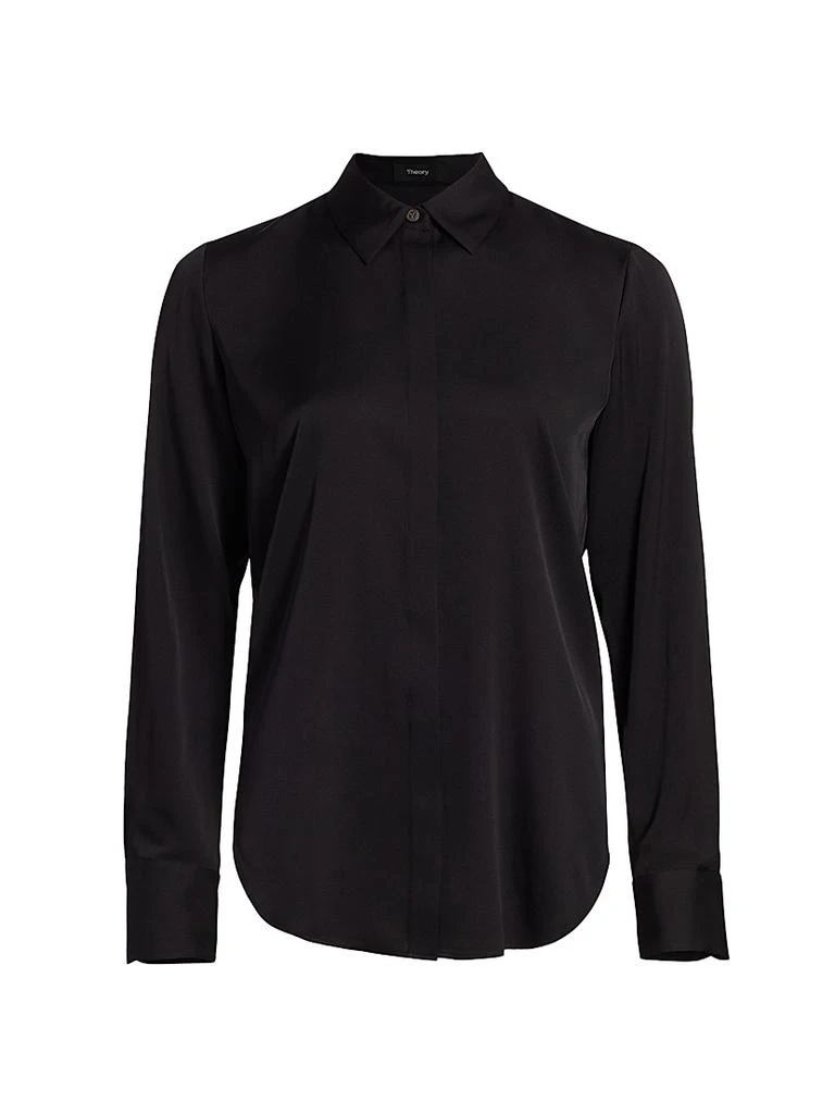 商品Theory|Sunaya Silk Blouse,价格¥1827,第1张图片详细描述