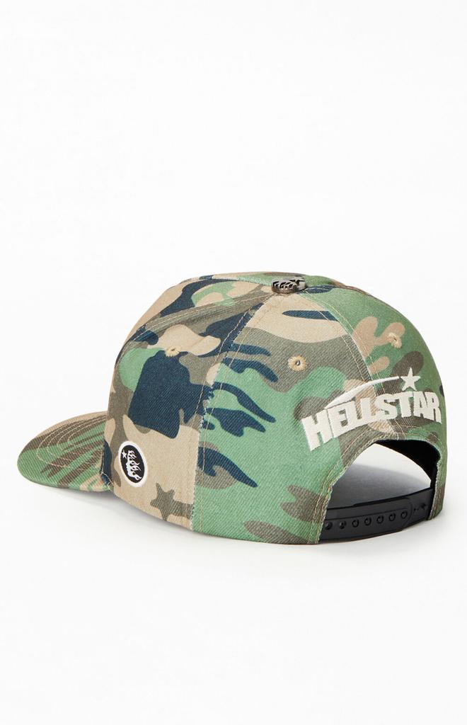 Hellstar Camo Rhinestone Snapback Hat - Hats - BeyondStyle