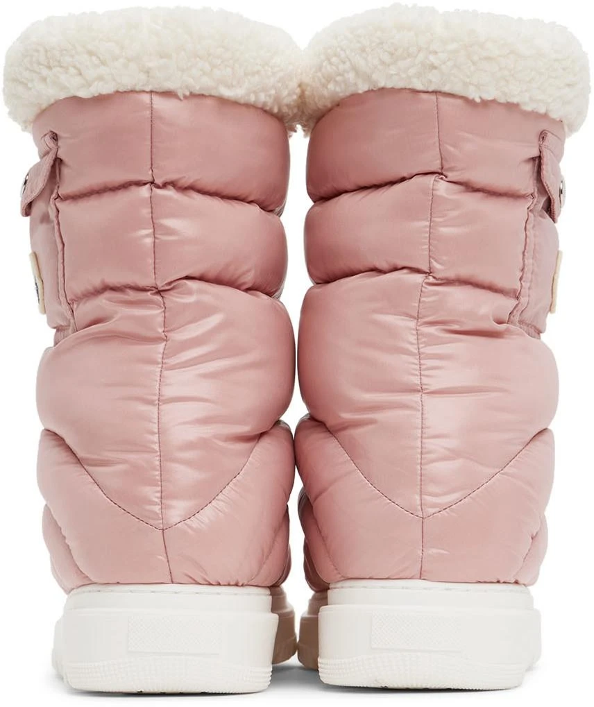 商品Moncler|Kids Pink Petit Gaia Boots,价格¥3028,第2张图片详细描述