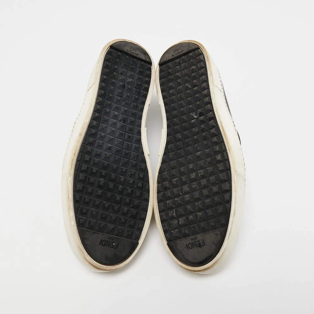 Fendi Black Leather Monster Slip On Sneakers Size 38.5 商品