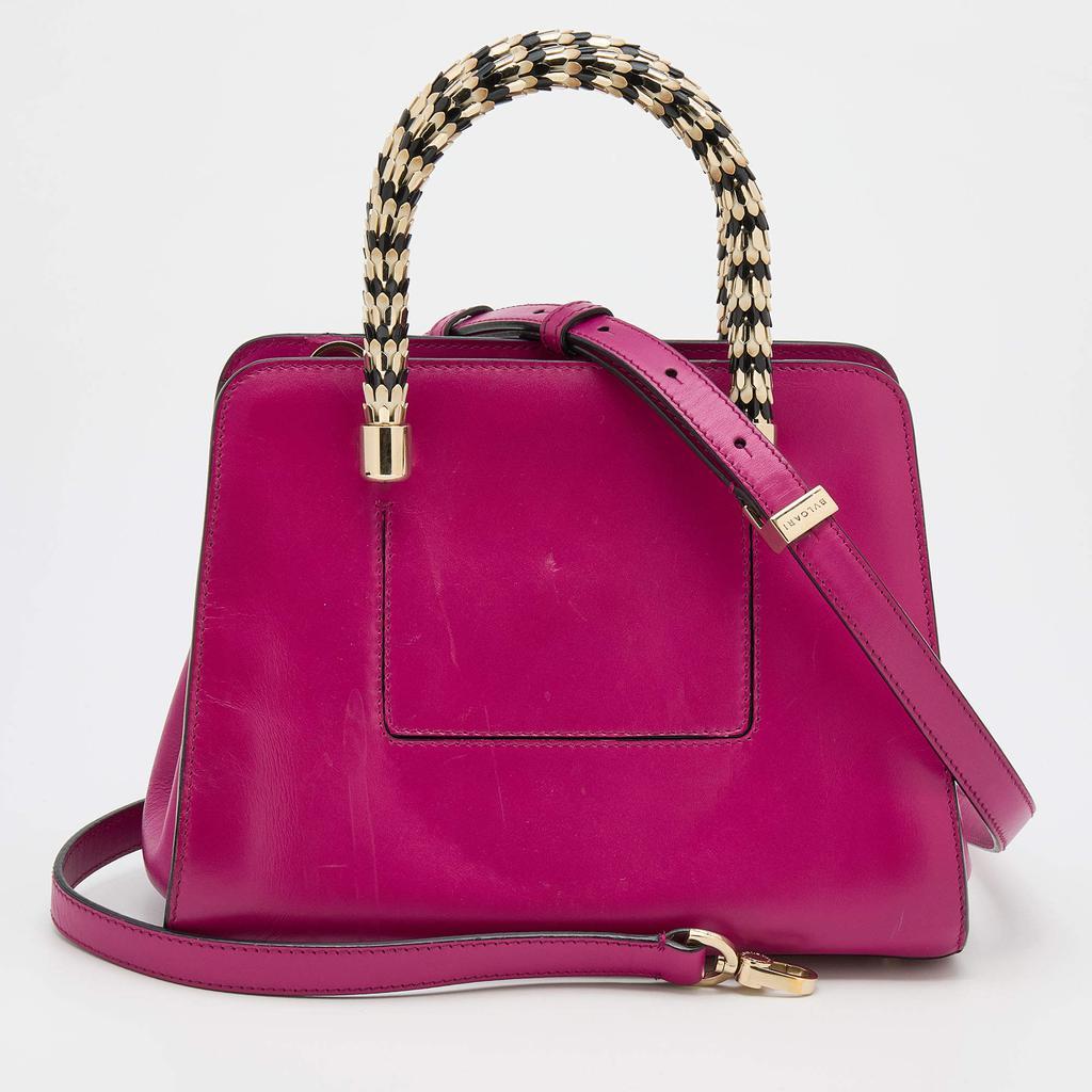 商品[二手商品] BVLGARI|Bvlgari Pink Leather Serpenti Tote,价格¥12539,第1张图片