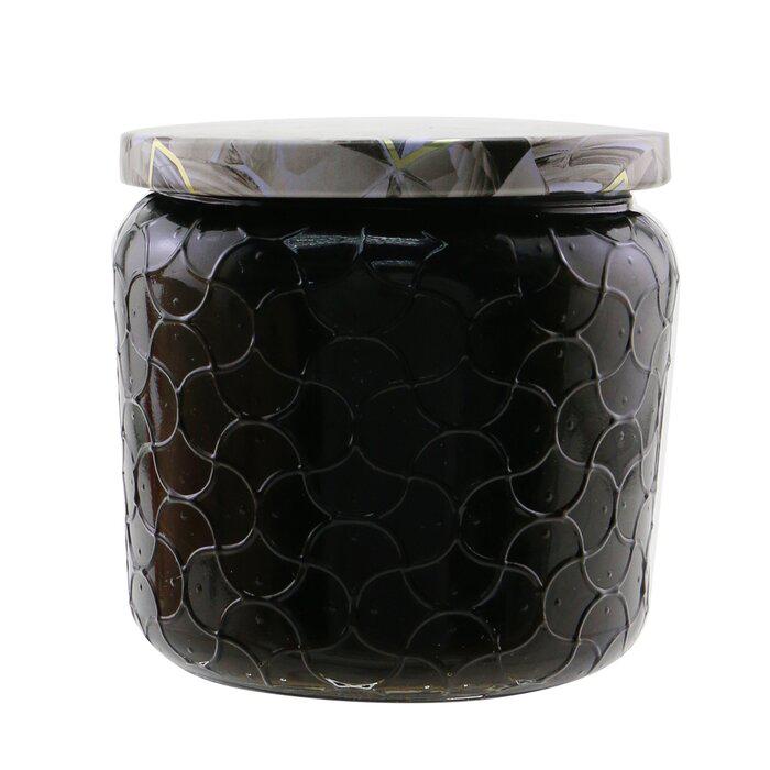 Voluspa 黑色家居系列 小浮雕香薰蜡烛 - 琥珀卢米埃 127g/4.5oz商品第2张图片规格展示