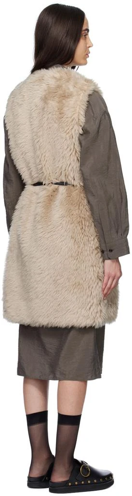 商品Yves Salomon|Beige Belted Vest,价格¥1559,第3张图片详细描述