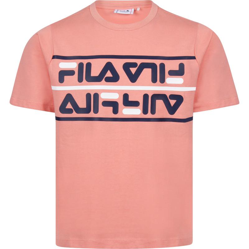Logo t shirt in peach商品第1张图片规格展示