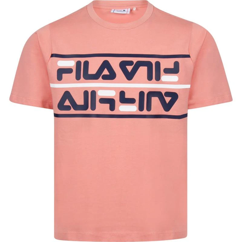 商品Fila|Logo t shirt in peach,价格¥366,第1张图片