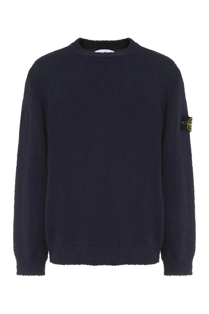 商品Stone Island|Stone Island Crewneck Sleeved Sweatshirt,价格¥2860,第1张图片