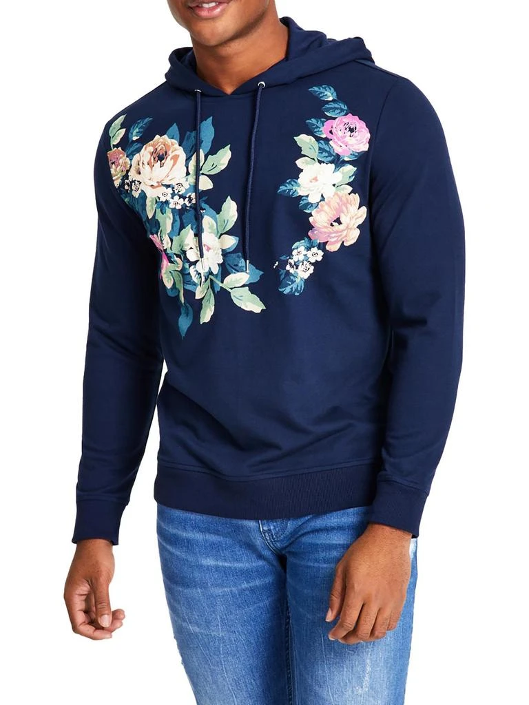 商品INC International|Andres Mens Regular Fit Floral Hoodie,价格¥225,第1张图片