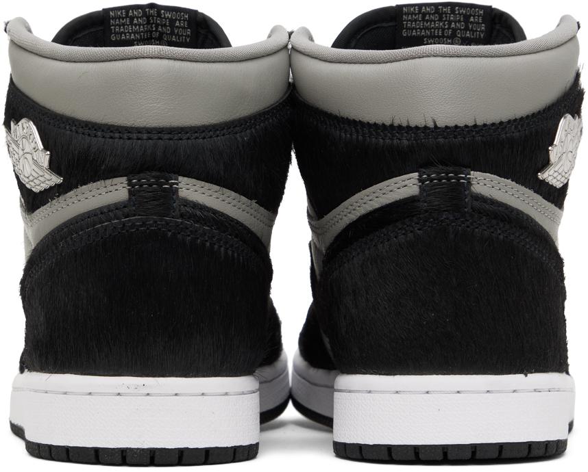 Black & Gray Air Jordan 1 Retro Sneakers商品第2张图片规格展示
