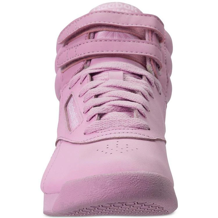 商品Reebok|Women's Freestyle High Top Casual Sneakers from Finish Line,价格¥561,第3张图片详细描述
