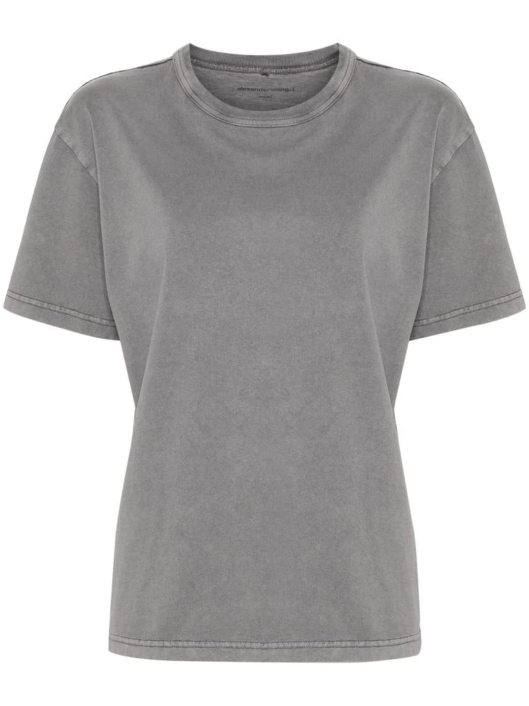 商品Alexander Wang|ALEXANDER WANG Women W/ Puff Logo & Bound Neck Essential Jsy Ss Tee,价格¥627,第5张图片详细描述