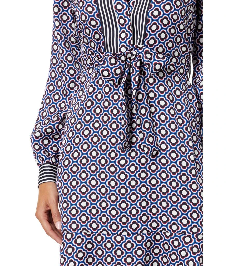 商品Tommy Hilfiger|Long Sleeve Floral Dress with Belt,价格¥351,第3张图片详细描述