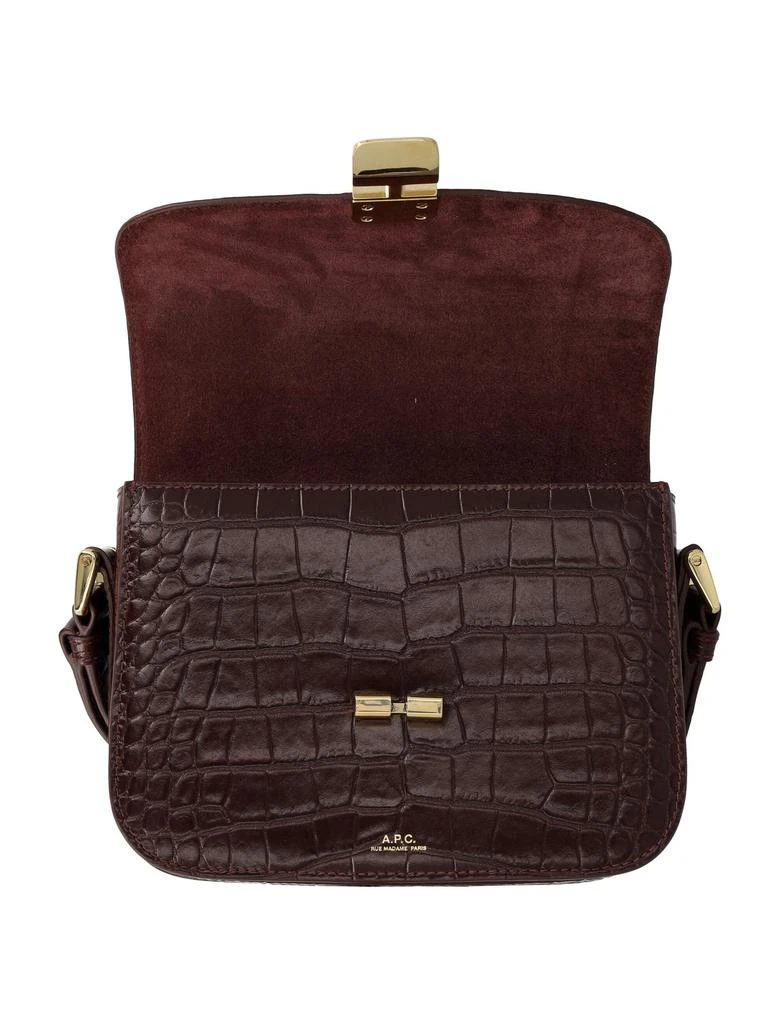商品A.P.C.|A.P.C. Grace Flip Lock Small Shoulder Bag,价格¥4679,第5张图片详细描述