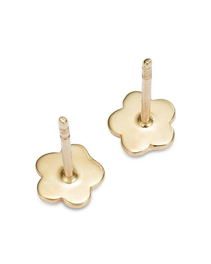 商品Moon & Meadow|14K Yellow Gold Flower Stud Earrings,价格¥657,第4张图片详细描述