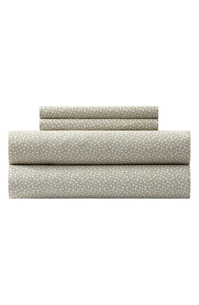 商品CHIC|Reuben Beige & White Spot Microfiber Sheet Set - King Size,价格¥310,第1张图片